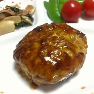 豆腐でふんわり★照り焼きチキンハンバーグ